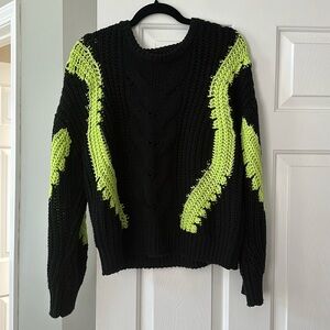 Cable knit pullover sweater